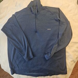 Patagonia Navy Quarter-Zip Fleece
